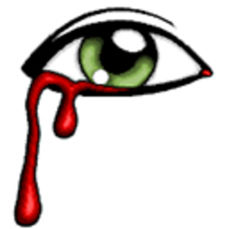 Eye Bleeding — emotion emoji for Slack & Discord (Discord)