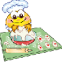 Baking — cartoon emoji for Slack & Discord