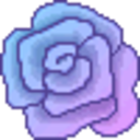 Purple Rose 2 — flower emoji for Slack & Discord