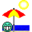 Beach 3 — beach emoji for Slack & Discord