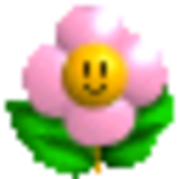 Happy Flower 2 — cartoon emoji for Slack & Discord (Discord)