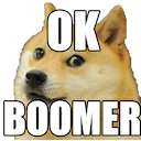 Ok Boomer — dog emoji for Slack & Discord