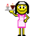Waitress — pixel-art emoji for Slack & Discord