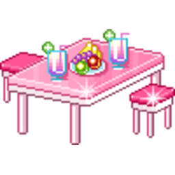 Table Chairs — pixel-art emoji for Slack & Discord (Discord)