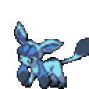 Glaceon 2 — cartoon emoji for Slack & Discord