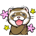 Ferret Happy — ferret emoji for Slack & Discord