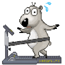Treadmill 2 — cartoon emoji for Slack & Discord