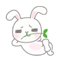 Rabbit Chilling — cartoon emoji for Slack & Discord (Discord)