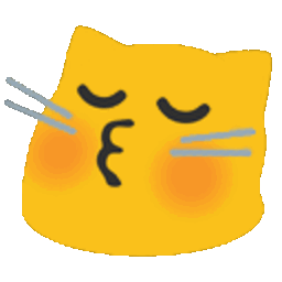 Meow Kissblush — cat emoji for Slack & Discord (Discord)