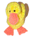 Duck Beaniebaby — cartoon emoji for Slack & Discord