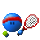 Tennis 2 — cartoon emoji for Slack & Discord