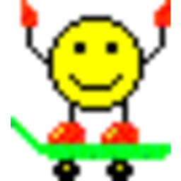 Skateboard 2 — smiley emoji for Slack & Discord (Discord)