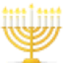 Hanukkah — menorah emoji for Slack & Discord