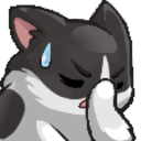 Neko Facepalm — cartoon emoji for Slack & Discord