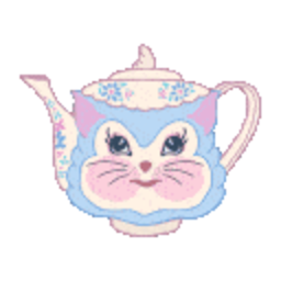 Teapot Cat — cartoon emoji for Slack & Discord (Discord)