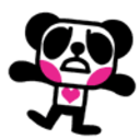 Huffypuffy Panda — cartoon emoji for Slack & Discord