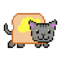 Nyancat Toast — pixel-art emoji for Slack & Discord (Discord)