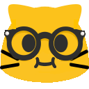 Meow Puffynerd — cartoon emoji for Slack & Discord