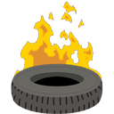 Tire Fire — fire emoji for Slack & Discord
