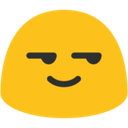 Blob Amused — cartoon emoji for Slack & Discord