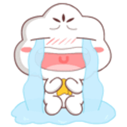 Cottoncandy Cry — cartoon emoji for Slack & Discord (Discord)