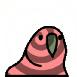 Hypno Parrot Light — cartoon emoji for Slack & Discord (Discord)