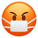 Angry With Mask — angry emoji for Slack & Discord