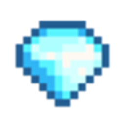Stardew Valley Diamond — blue emoji for Slack & Discord (Discord)