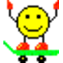 Skateboard 2 — smiley emoji for Slack & Discord