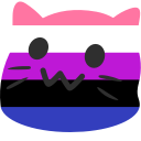 Meow Genderfluid — cat emoji for Slack & Discord