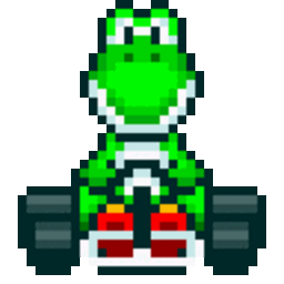 Yoshi Mario Kart — yoshi emoji for Slack & Discord (Discord)