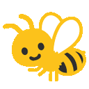 Google Bee Blob — bee emoji for Slack & Discord
