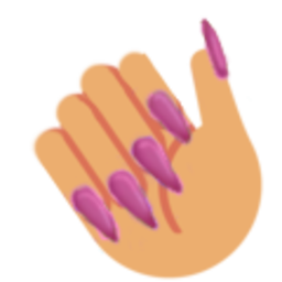Spiked Nails — nail emoji for Slack & Discord (Discord)