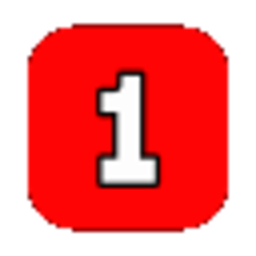 Red Badge 1 — symbol emoji for Slack & Discord (Discord)