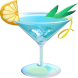 Cocktail Blue — cocktail emoji for Slack & Discord (Discord)