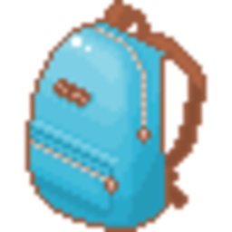 Backpack Blue — backpack emoji for Slack & Discord (Discord)