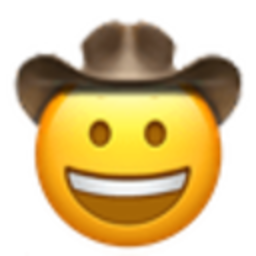 Happy Cowboy — happy emoji for Slack & Discord (Discord)