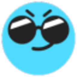 Cool Blue 2 — face emoji for Slack & Discord (Discord)