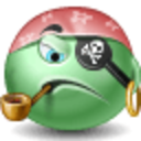 Pirate Green — cartoon emoji for Slack & Discord