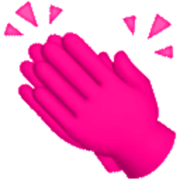 Pink Clap — celebration emoji for Slack & Discord (Discord)
