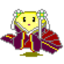 Flower Kimono — cartoon emoji for Slack & Discord
