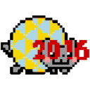 Nyancat Newyear2016 — celebration emoji for Slack & Discord