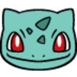 Bulbasaur Head — cartoon emoji for Slack & Discord (Discord)