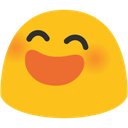 Blob Smile Open Mouth2 — cute emoji for Slack & Discord