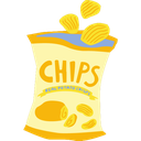 Potato Chips — food emoji for Slack & Discord