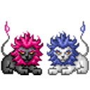 Flaming Lions — animal emoji for Slack & Discord