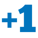 Plus1 5 — symbol emoji for Slack & Discord