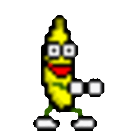 Bananadance Slow — cartoon emoji for Slack & Discord (Discord)