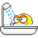 Shower Time — cartoon emoji for Slack & Discord