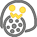 Neon Cookie Blob — neon emoji for Slack & Discord